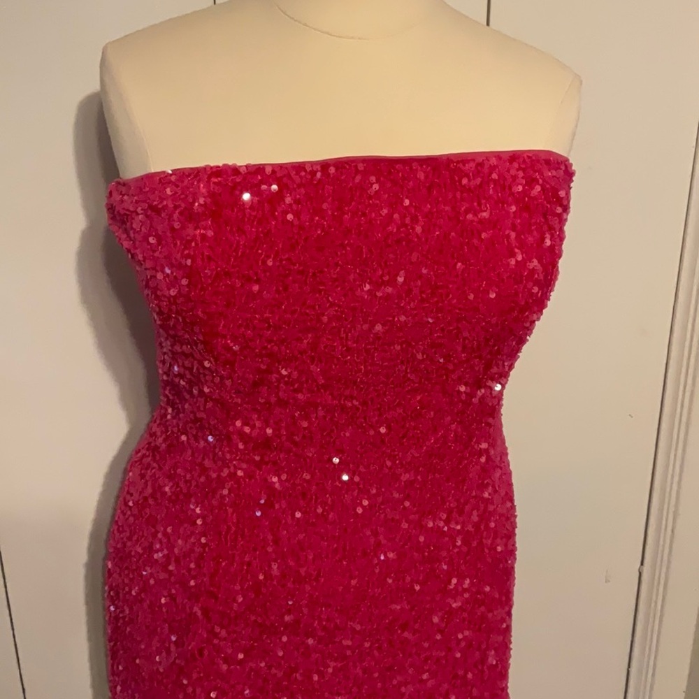 Pink Sequins Dress - Picture 9 of 13